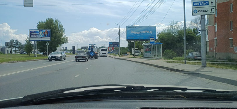 Фото проезда на авторазборку Саратовскую